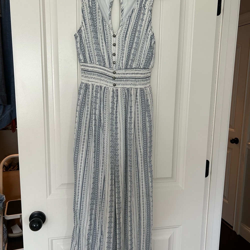 Boutique cropped leg romper